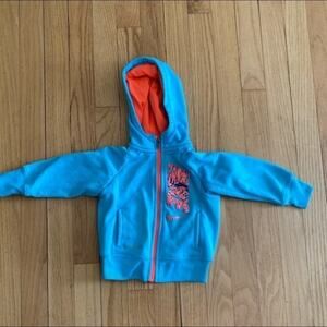 NIKE GIRLS FULL ZIP “HOODIE” JACKET SIZE 18MO MINT